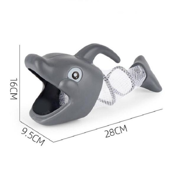 4 PCS / Set Children Playing in the Water Cartoon Dolphin Bathing Fish Fishing Toy (Blue) - Image 6