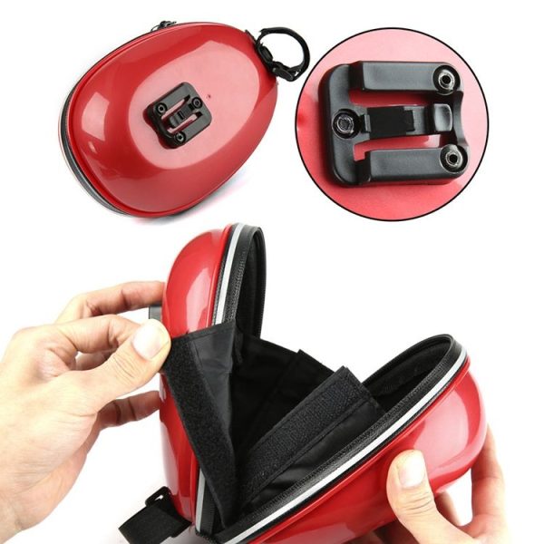 Waterproof Bicycle Bag Mini Cushion Bag Mountain Bike Hard Shell Tail Bag (Yellow) - Image 4