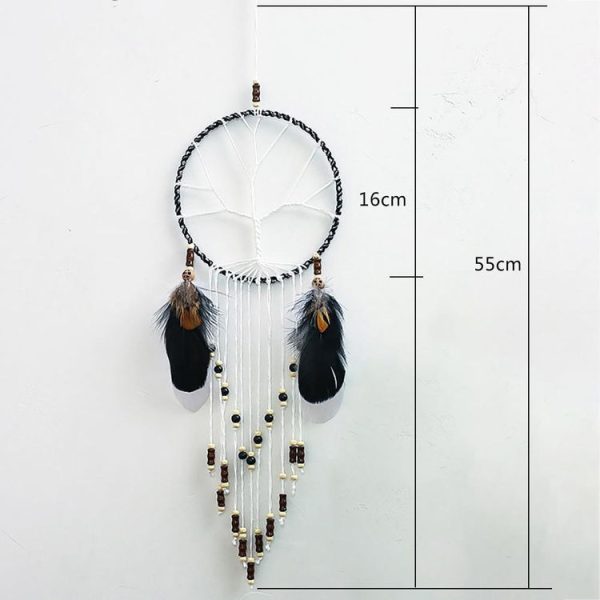 Mysterious Tree Dream Catcher Ornaments Indoor Bedroom Decor Handmade Wind Chimes Hanging Pendant Dream Catcher - Image 6