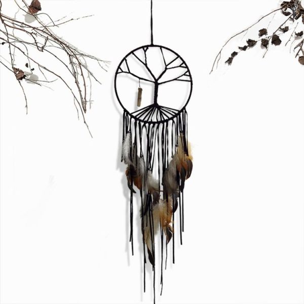 Handmade Colorful Dream Catcher Feather Wall Hanging Decoration Ornament - Image 2