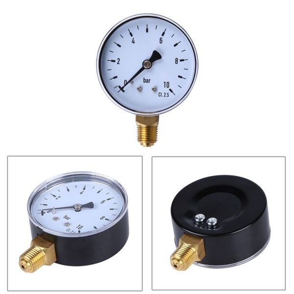 Air Compressor Pneumatic Hydraulic Oil Pressure Gauge - Image 2