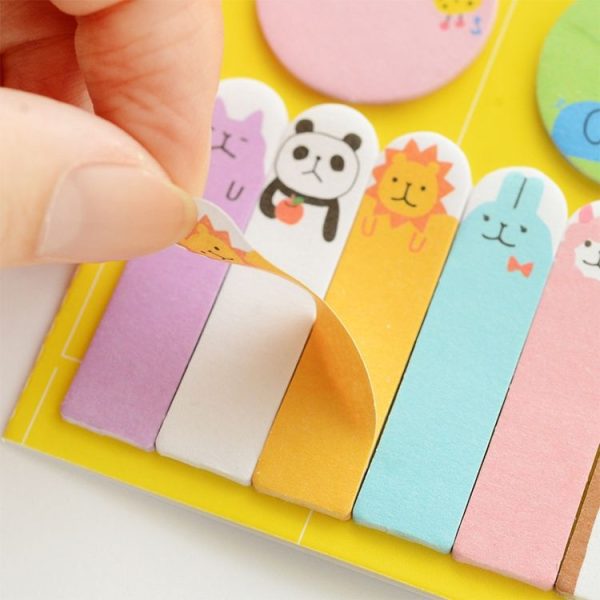 2 PCS Creative Cute Cartoon Week Plan N Times Post Sticky Note Pocket Account Accessories Free Stickers (Green) - Image 2