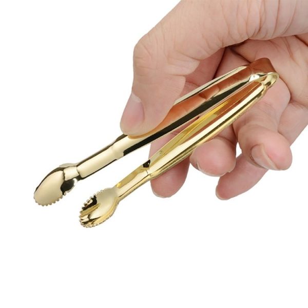 Stainless Steel Coffee Sugar Clip Kitchen Bar Clip (Gold) - Image 4