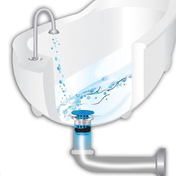5 PCS Bathtub Pool Anti-clogging Device Hair And Hair Cleaning Collecting Floor Drain, Random Color Delivery - Image 4