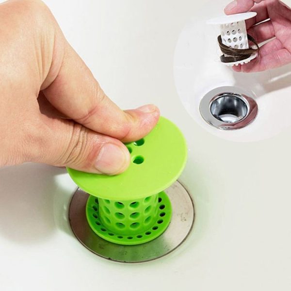 5 PCS Bathtub Pool Anti-clogging Device Hair And Hair Cleaning Collecting Floor Drain, Random Color Delivery - Image 6