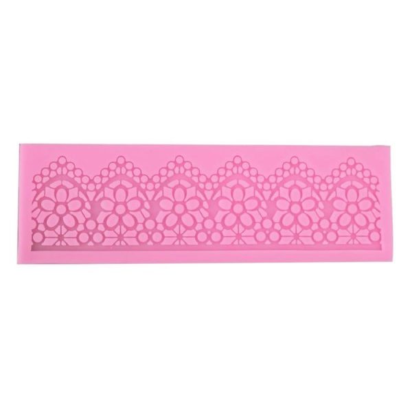 DIY Baking Tools Lace Silicone Moulds Fondant Cake Surrounding Decoration Tools Chocolate Mould - Image 2