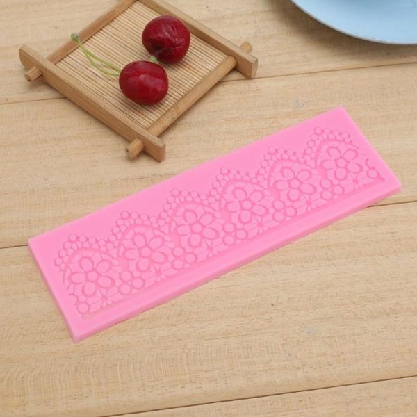 DIY Baking Tools Lace Silicone Moulds Fondant Cake Surrounding Decoration Tools Chocolate Mould - Image 5