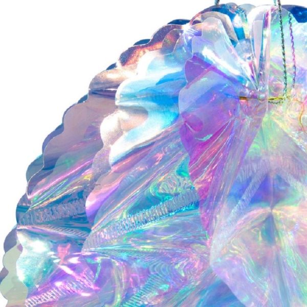 2 PCS Neon Film Honeycomb Ball Ornaments Wedding Birthday Party Decoration Supplies, Size: 30cm (As Show) - Image 9