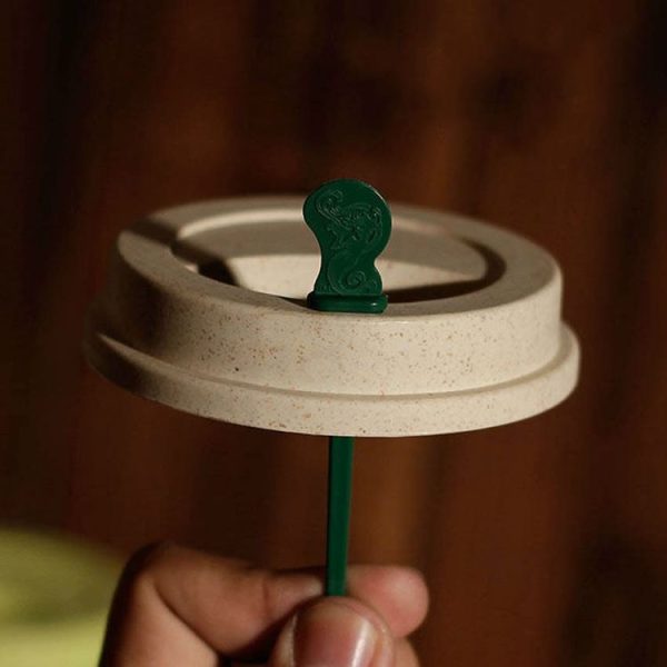 Portable Outdoor Picnic Travel Slip Insulation Insulated Straw Coffee Cup, Size: YW2629 350ml - Image 4