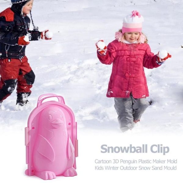 Penguin 3D Snow & Sand Mould Tool Snow Ball Maker Kids Outdoor Sports Toy, Random Color Delivery - Image 5