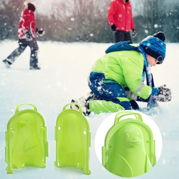 Penguin 3D Snow & Sand Mould Tool Snow Ball Maker Kids Outdoor Sports Toy, Random Color Delivery - Image 6