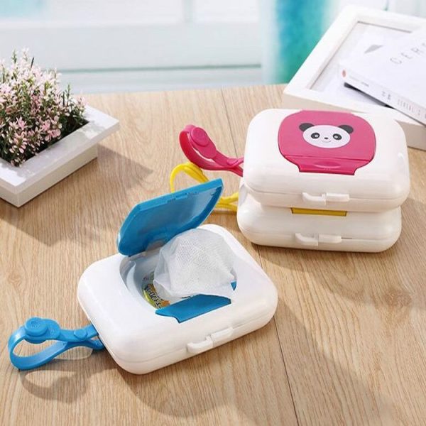 Baby Outside Portable Oral Wipe Wipes Box Case (Blue) - Image 4