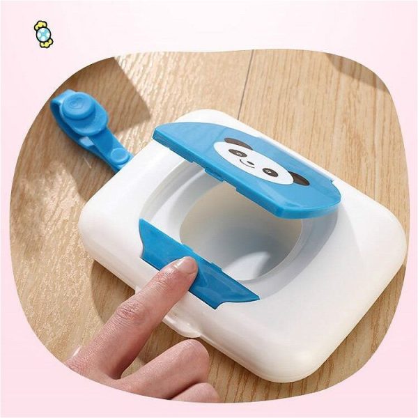 Baby Outside Portable Oral Wipe Wipes Box Case (Blue) - Image 6