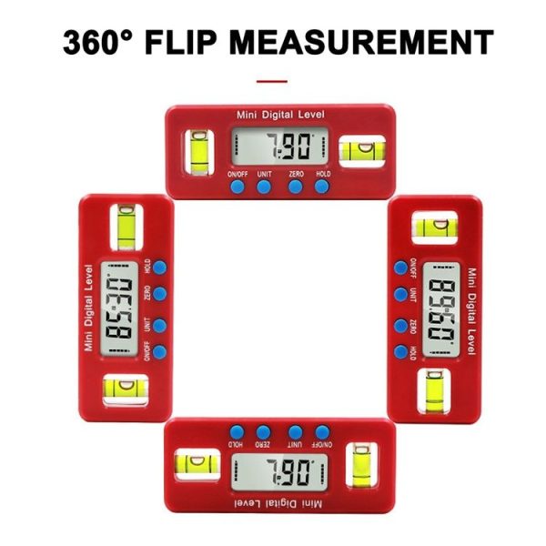 100mm Mini Electronic Digital Strong Magnetism Spirit Level Angle Board - Image 6