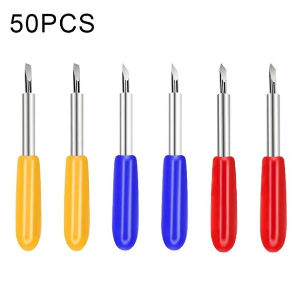 50 PCS 30 / 45 / 60 Degrees Sharp and Durable Carving Tools