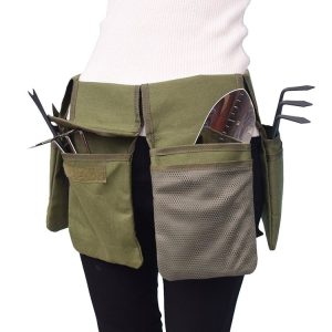 Garden Canvas Tool Belt Waist Bag, Length: 125cm (Green)