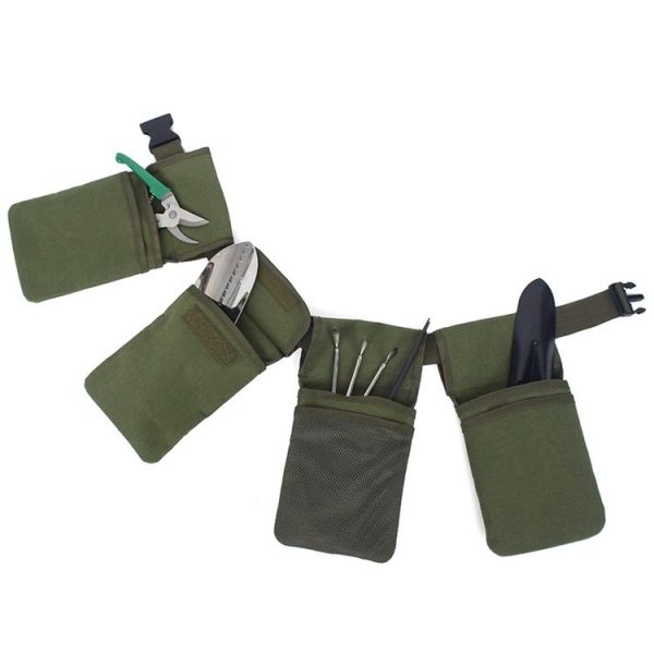 Garden Canvas Tool Belt Waist Bag, Length: 125cm (Green) - Image 2
