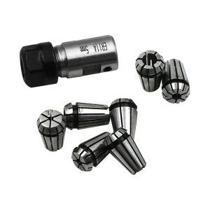 Engraving Machine Motor Shaft Extension Rod ER11-5mm + 7 Chuck Collet Set