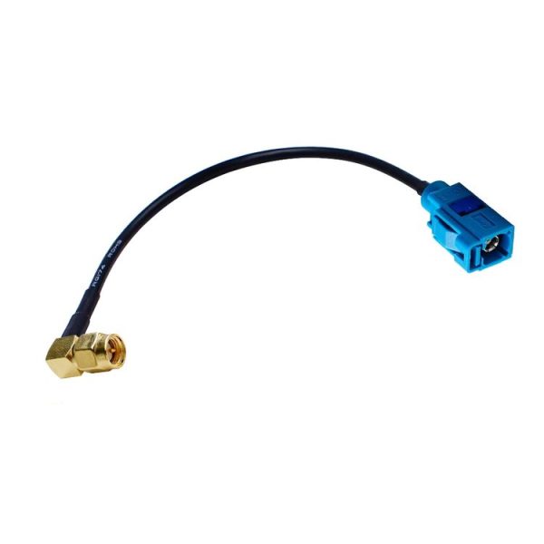 20cm SMA Female Elbow to Fakra Z Female Connector Adapter RG174 Cable - Image 2