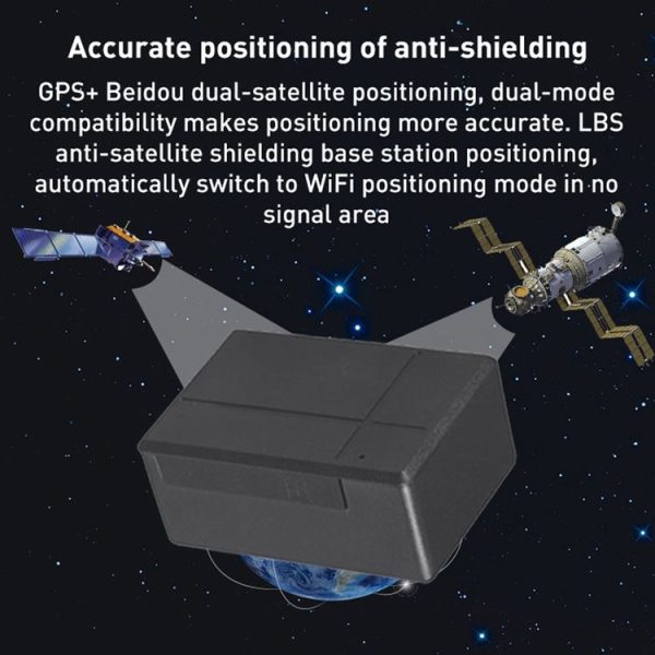 C035 Mini GPS Beidou Positioning Tracker Strong Magnetic Positioning Anti-lost Device (Black) - Image 6