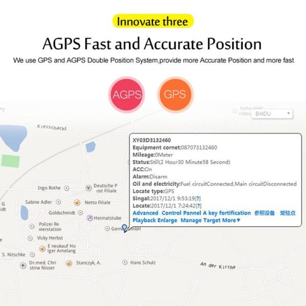 TK108 2G 2PIN Realtime Car Truck Vehicle Tracking GSM GPRS GPS Tracker, Support AGPS - Image 11
