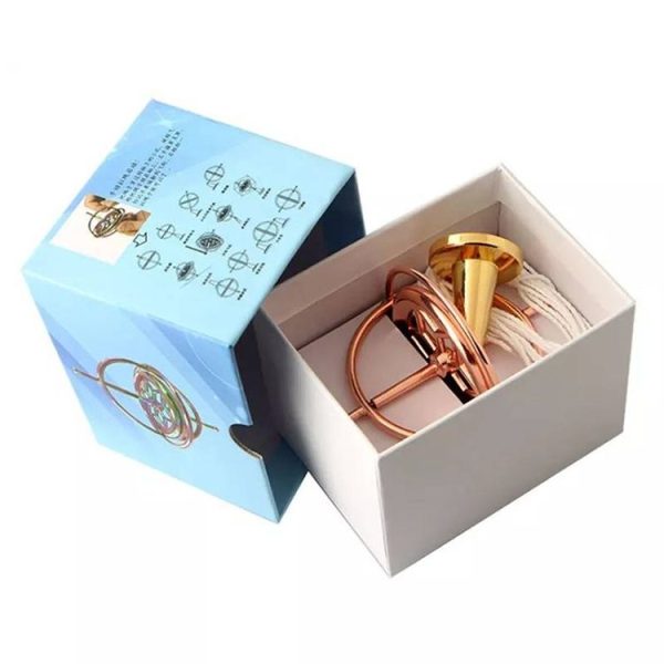 Decompression Toy Zinc Alloy Fingertip Gyroscope with Magnetic Base (Colour) - Image 5