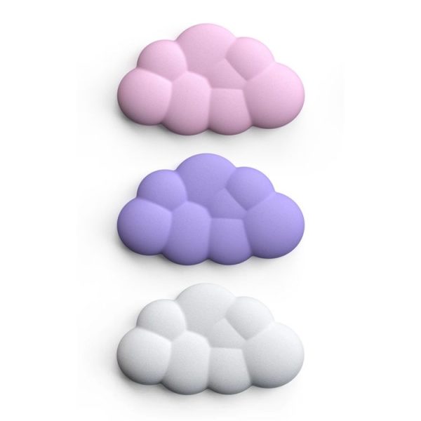 Cloud Wrist Rest Memory Foam Mouse Pad Office Desktop Wrist Brace (Purple) - Image 2