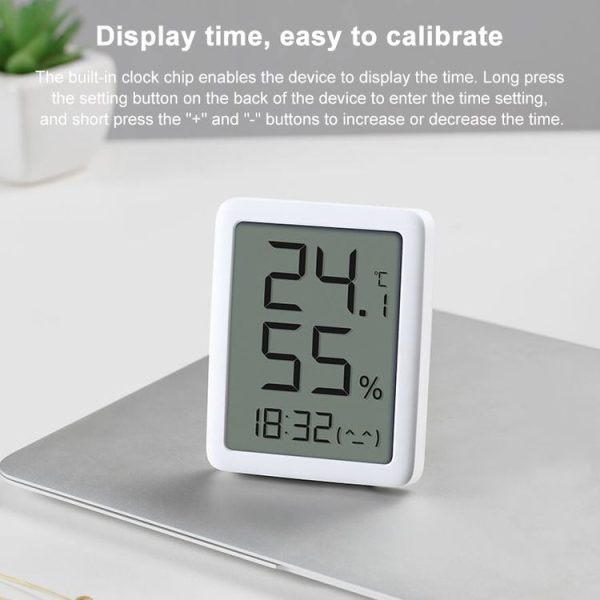Original Xiaomi Youpin Miaomiaoce LCD Digital Hygrometer Indoor Thermometer Humidity Monitor - Image 3