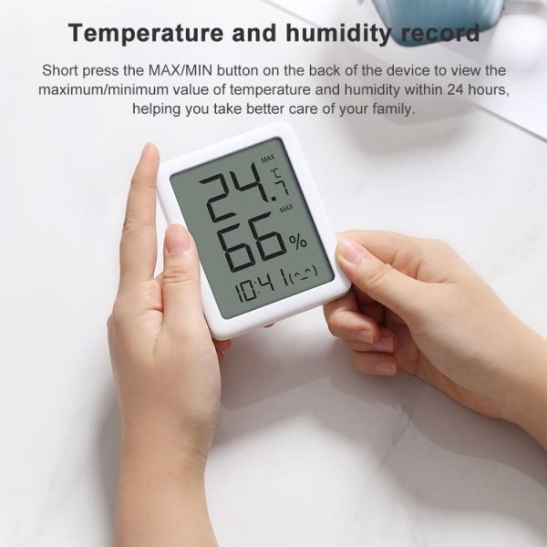 Original Xiaomi Youpin Miaomiaoce LCD Digital Hygrometer Indoor Thermometer Humidity Monitor - Image 4