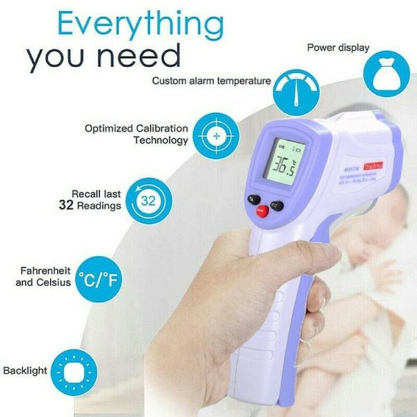 WT3656 Non-contact Forehead Body Infrared Thermometer - Image 10