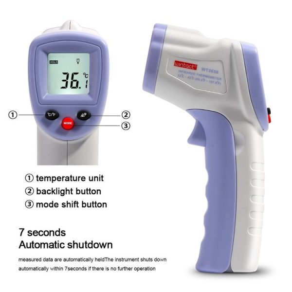 WT3656 Non-contact Forehead Body Infrared Thermometer - Image 5