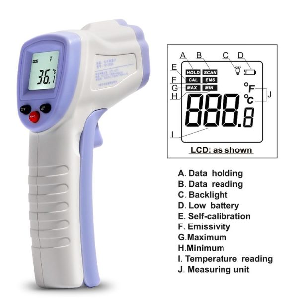WT3656 Non-contact Forehead Body Infrared Thermometer - Image 7
