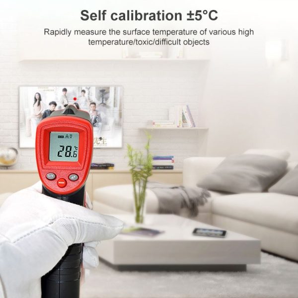 Wintact WT320 -50 Degree C~380 Degree C Handheld Portable Outdoor Non-contact Digital Infrared Thermometer - Image 6