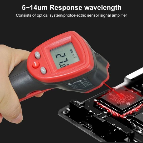 Wintact WT320 -50 Degree C~380 Degree C Handheld Portable Outdoor Non-contact Digital Infrared Thermometer - Image 8
