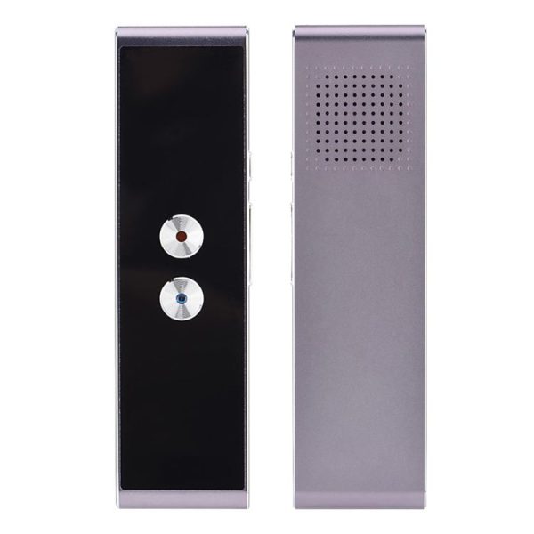 T8+ Portable Smart Voice Translator Smart Business Travel Real Time AI Translator Translation Machine 40 Languages Translator (Black)