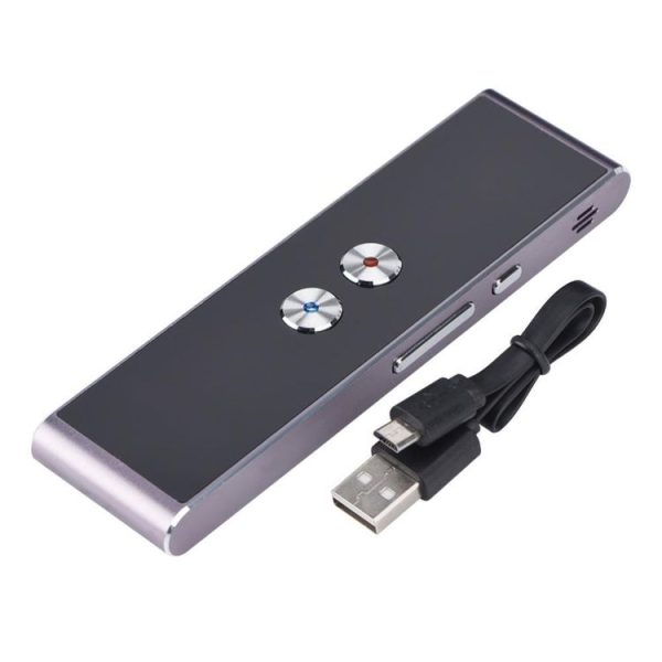 T8+ Portable Smart Voice Translator Smart Business Travel Real Time AI Translator Translation Machine 40 Languages Translator (Black) - Image 10