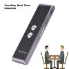 T8+ Portable Smart Voice Translator Smart Business Travel Real Time AI Translator Translation Machine 40 Languages Translator (Black) - Image 8