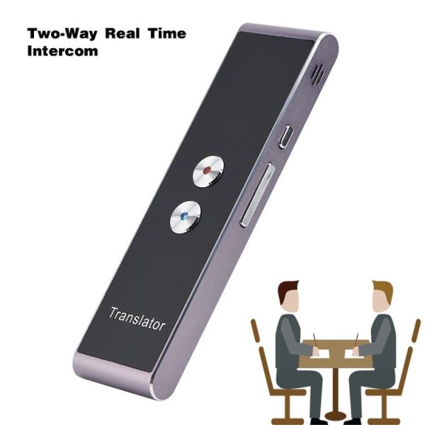 T8+ Portable Smart Voice Translator Smart Business Travel Real Time AI Translator Translation Machine 40 Languages Translator (Black) - Image 8