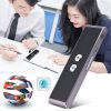 T8+ Portable Smart Voice Translator Smart Business Travel Real Time AI Translator Translation Machine 40 Languages Translator (Black) - Image 9