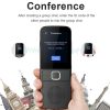 T10 Portable WIFI Smart Voice Translator Smart Business Travel Real Time AI Translator Translation Machine (Black) - Image 5