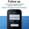 T10 Portable WIFI Smart Voice Translator Smart Business Travel Real Time AI Translator Translation Machine (Black) - Image 6