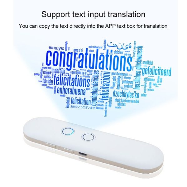 T4 Portable AI Smart Voice Translator Business Travel Real Time Translation Machine Support 42 Languages (Black) - Image 7