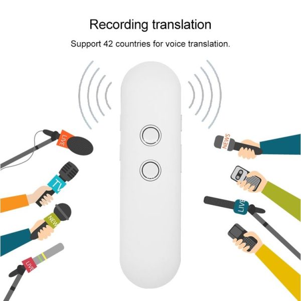 T4 Portable AI Smart Voice Translator Business Travel Real Time Translation Machine Support 42 Languages (Black) - Image 8