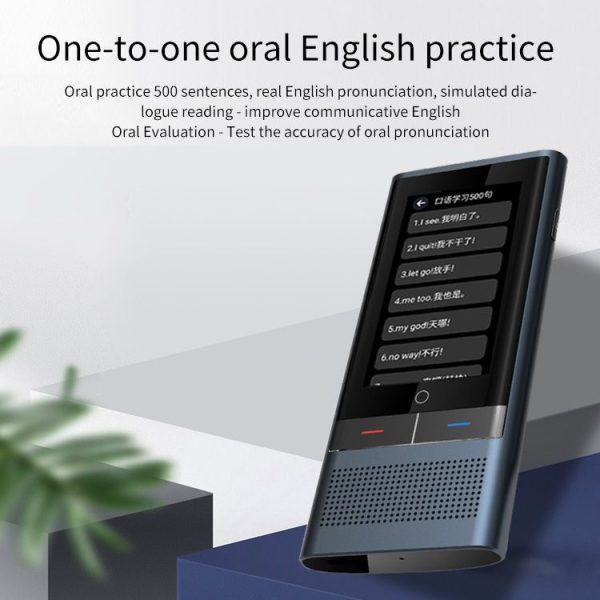 Z6 4G Version 3.1 inch Screen Smart Voice Translator for Business Travel 1GB+16GB Support 138 Languages Inter-Translation (Black) - Image 15