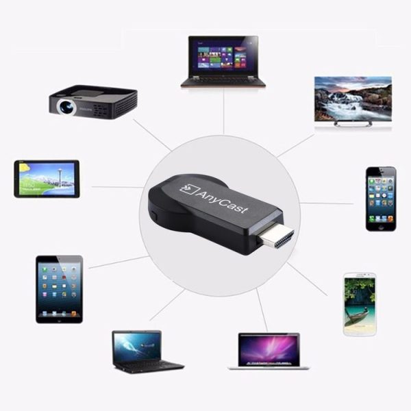 M2 Plus Wireless WiFi Display Dongle Receiver Airplay Miracast DLNA 1080P HDMI TV Stick for iPhone, Samsung, and other Android Smartphones (Black) - Image 12