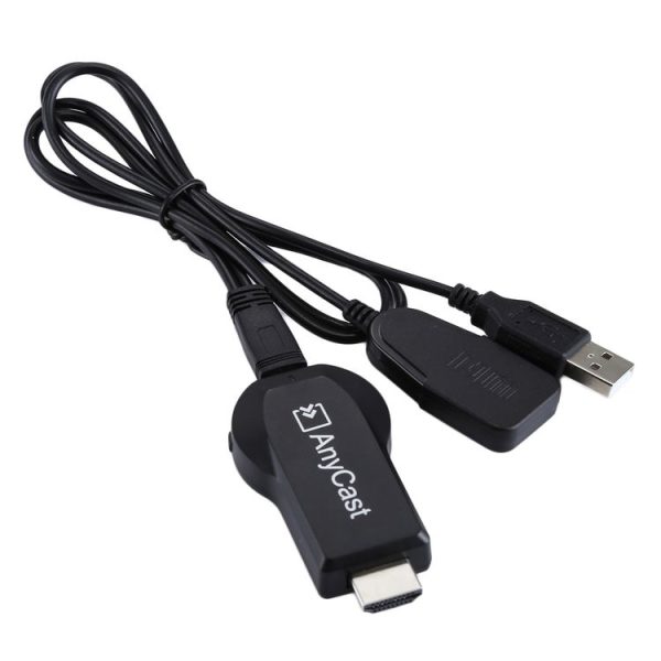 M2 Plus Wireless WiFi Display Dongle Receiver Airplay Miracast DLNA 1080P HDMI TV Stick for iPhone, Samsung, and other Android Smartphones (Black) - Image 4