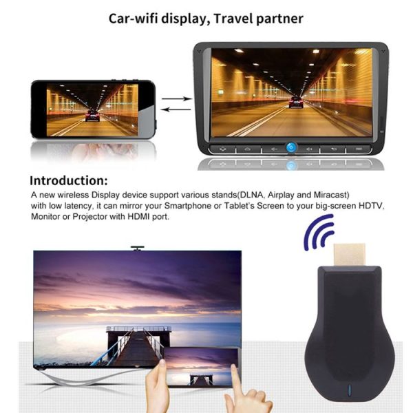 M9 Plus Wireless WiFi Display Dongle Receiver Airplay Miracast DLNA 1080P HDMI TV Stick - Image 13