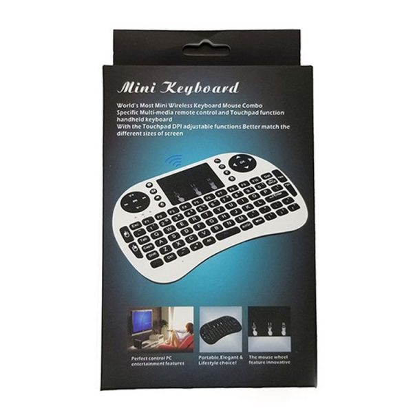 Support Language: English i8 Air Mouse Wireless Backlight Keyboard with Touchpad for Android TV Box & Smart TV & PC Tablet & Xbox360 & PS3 & HTPC / IPTV - Image 7