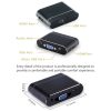 WeCast L9 Wired Display Dongle Smart Dual Display Monitors Mirroring VGA & HDMI Airplay Miracast TV Receiver (Black) - Image 4