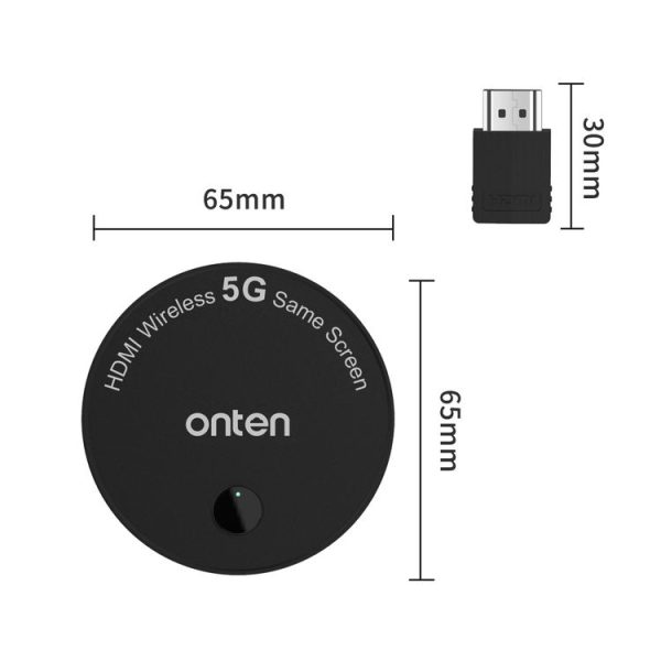 Onten 7576 Dual Frequency 1080P HD Wireless Homescreen - Image 3